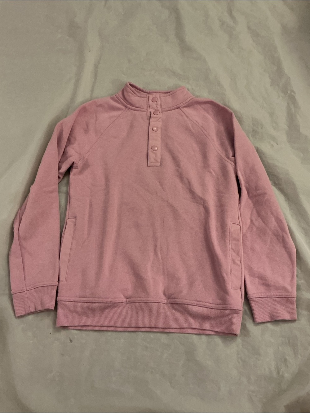 Cat & Jack quarter snap fleece lined L 12/14